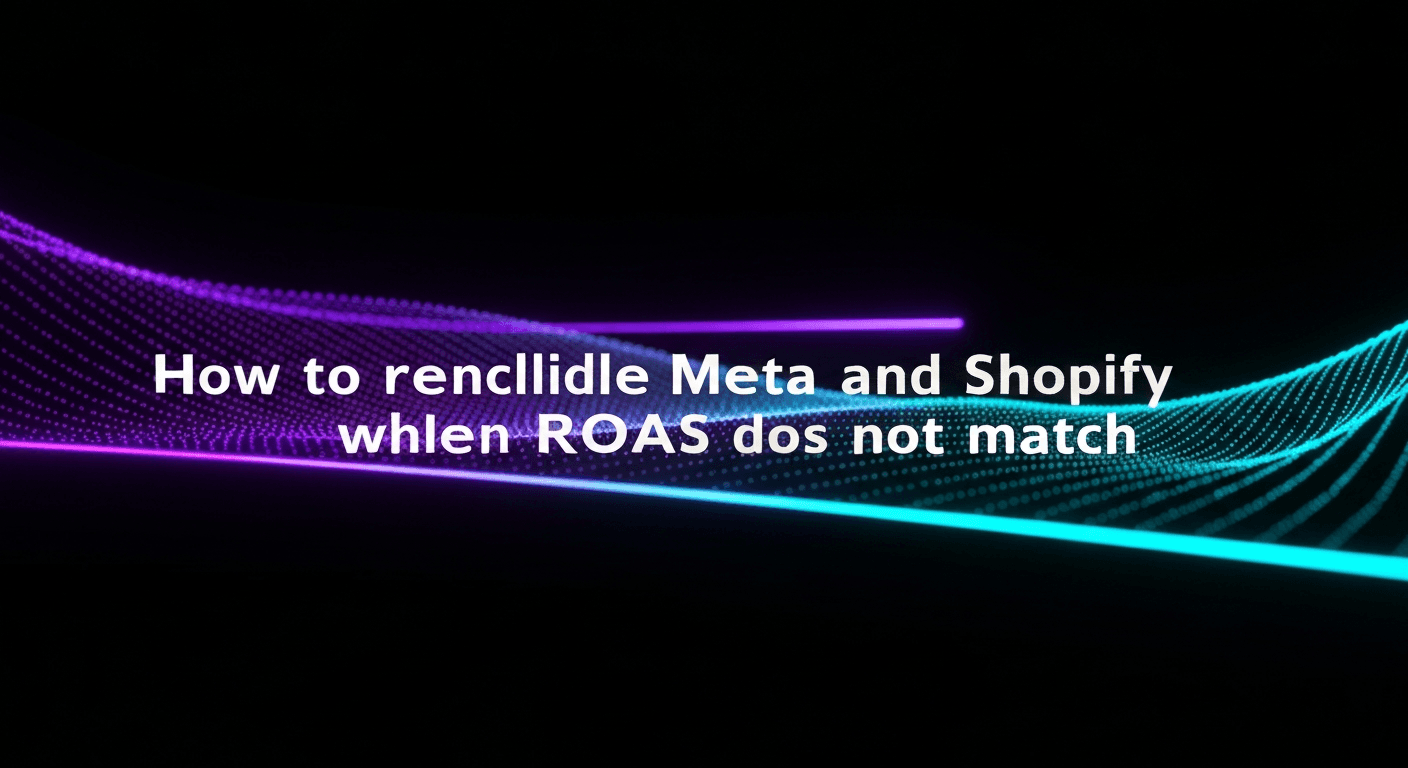 Featured image for: How to reconcile Meta and Shopify when ROAS does not match