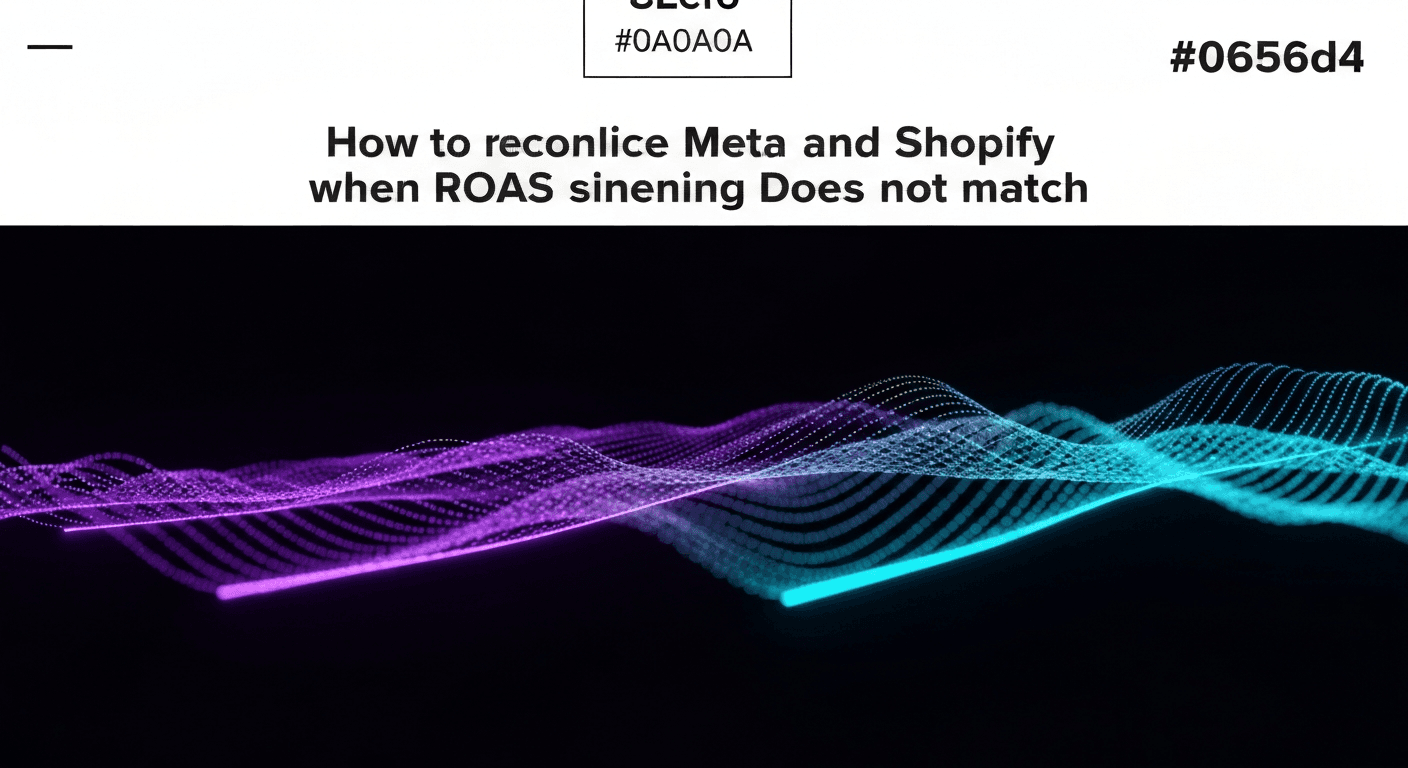 Featured image for: How to reconcile Meta and Shopify when ROAS does not match