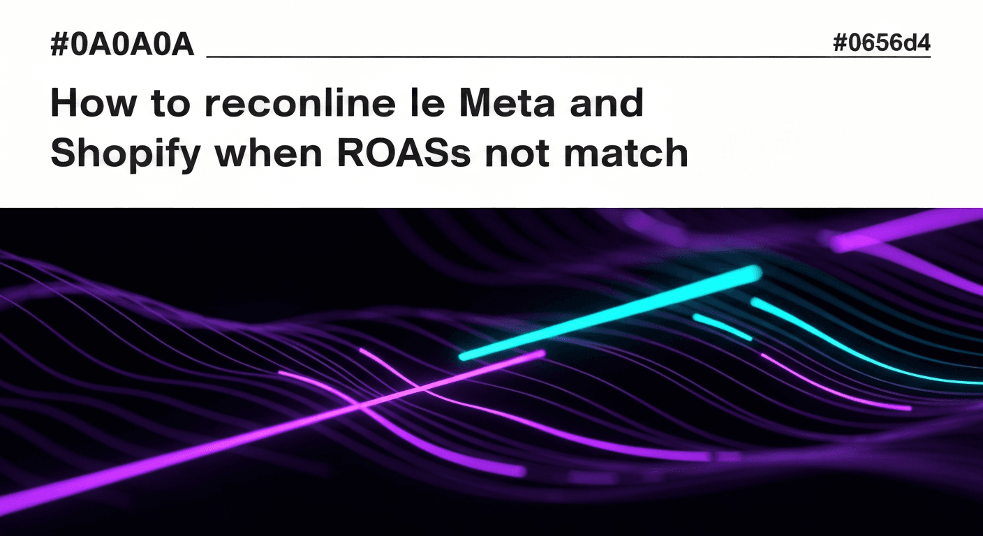 Featured image for: How to reconcile Meta and Shopify when ROAS does not match