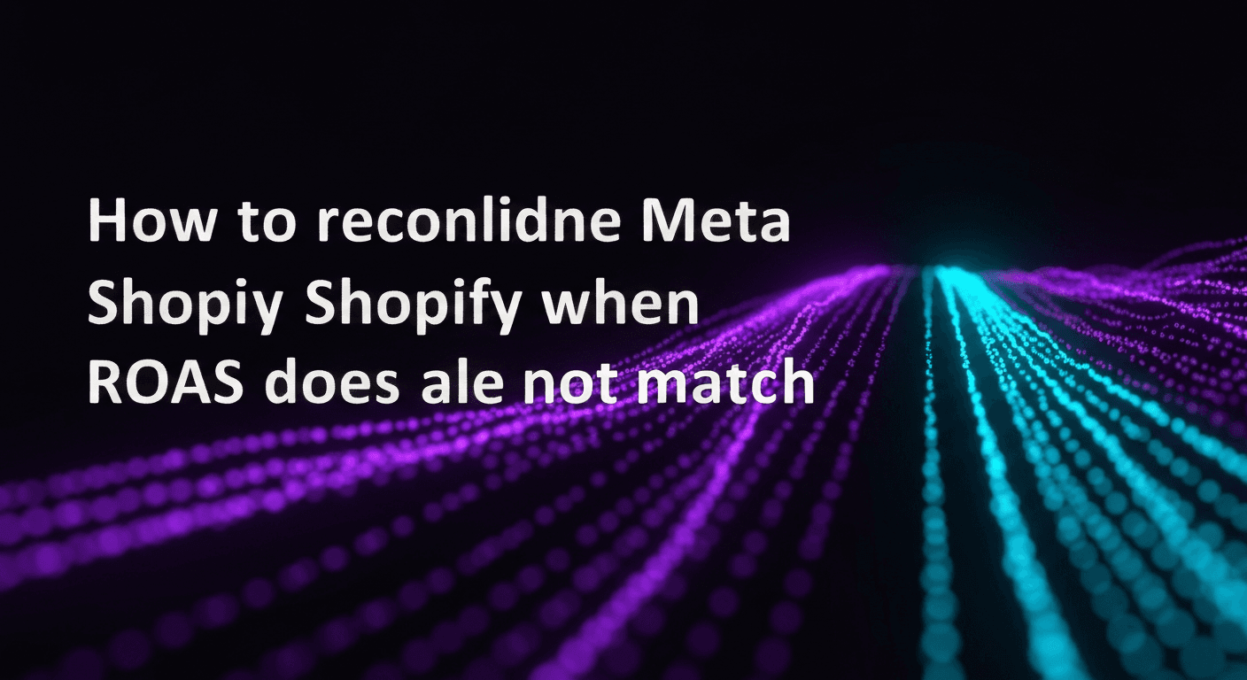 Featured image for: How to reconcile Meta and Shopify when ROAS does not match